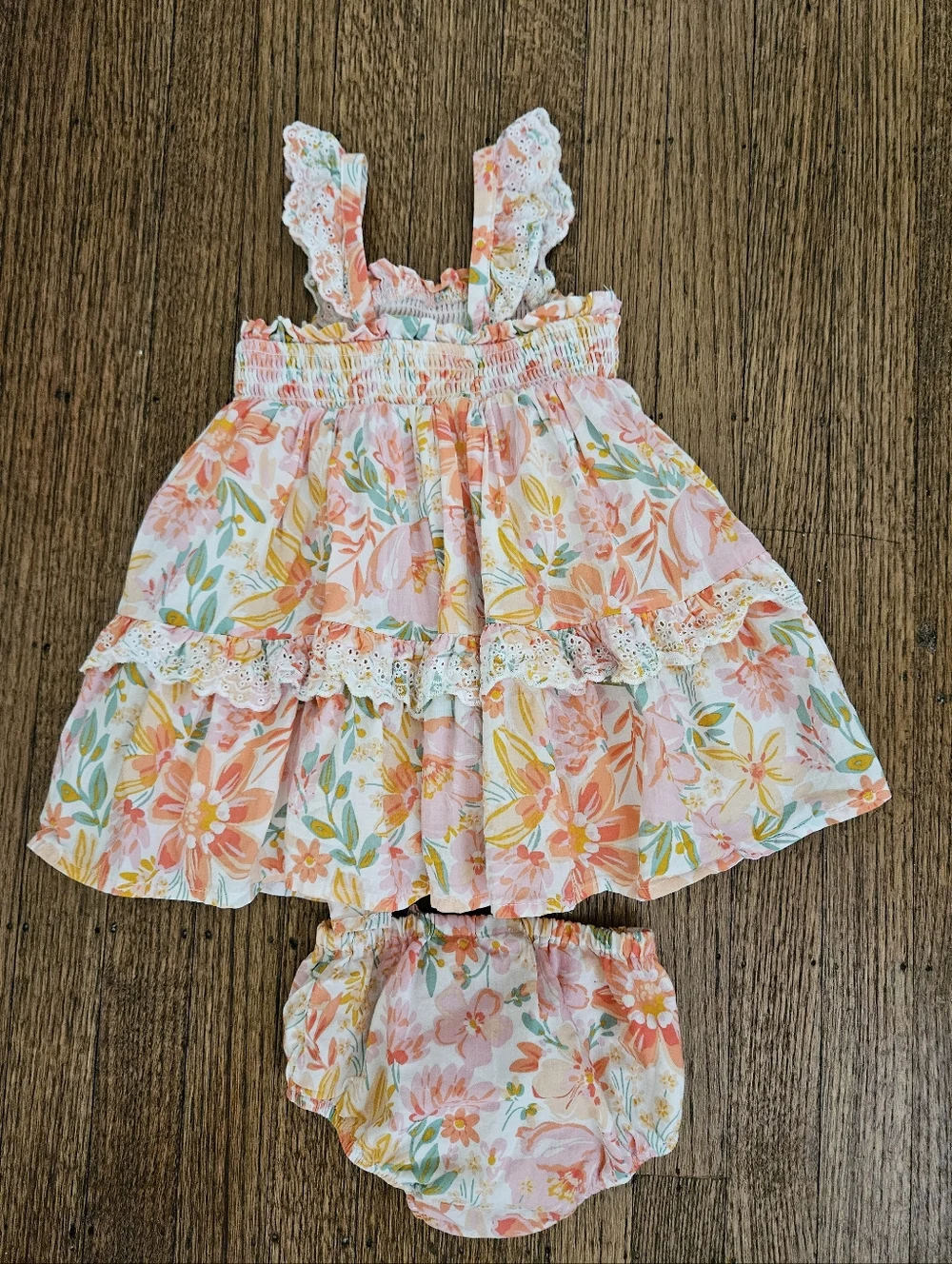 Haute Hippie 18M Floral Sundress w/ Bloomers